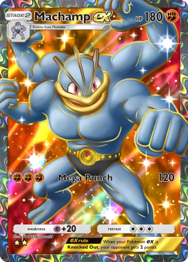 Machamp ex A1-263 Genetic Apex from Pokemon TCG Pocket