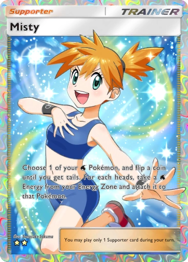 Misty A1-267 Genetic Apex from Pokemon TCG Pocket