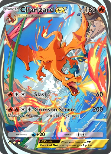 Charizard Ex A1-280 Genetic Apex from Pokemon TCG Pocket