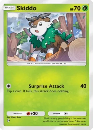 Skiddo A1-31 Genetic Apex from Pokemon TCG Pocket