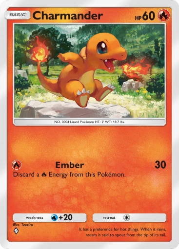 Charmander A1-33 Genetic Apex from Pokemon TCG Pocket