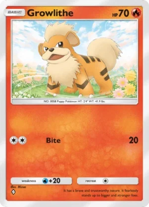 Growlithe A1-39 Genetic Apex from Pokemon TCG Pocket