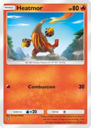 Heatmor A1-48 Genetic Apex from Pokemon TCG Pocket