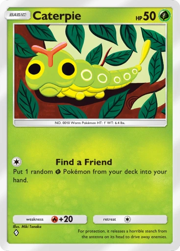 Caterpie A1-5 Genetic Apex from Pokemon TCG Pocket