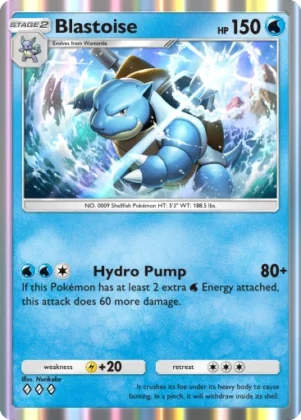 Blastoise A1-55 Genetic Apex from Pokemon TCG Pocket