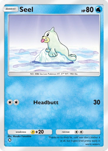 Seel A1-64 Genetic Apex from Pokemon TCG Pocket