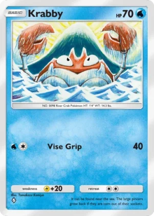 Krabby A1-68 Genetic Apex from Pokemon TCG Pocket