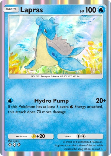 Lapras A1-79 Genetic Apex from Pokemon TCG Pocket