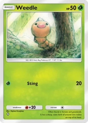 Weedle A1-8 Genetic Apex from Pokemon TCG Pocket