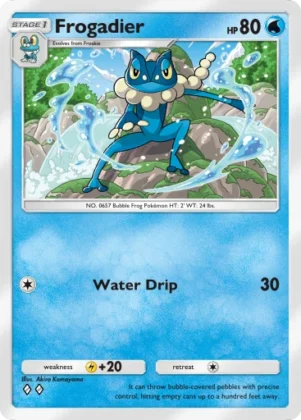 Frogadier A1-88 Genetic Apex from Pokemon TCG Pocket