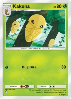 Kakuna A1-9 Genetic Apex from Pokemon TCG Pocket