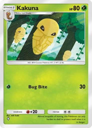 Kakuna A1-9 Genetic Apex from Pokemon TCG Pocket