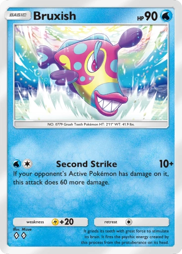 Bruxish A1-91 Genetic Apex from Pokemon TCG Pocket