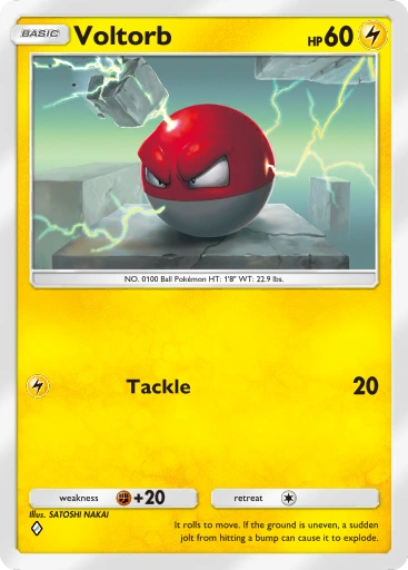 Voltorb A1-99 Genetic Apex from Pokemon TCG Pocket