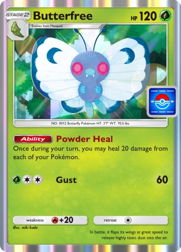 Butterfree Promo A-13 TCG Pocket