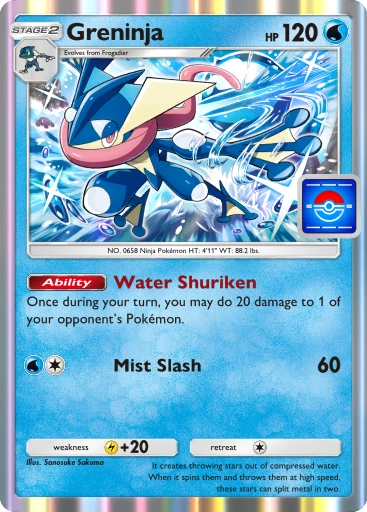 Greninja Promo A-19 TCG Pocket