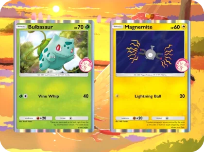 Wonder Pick Event Bulbasaur & Magnemite with Venusaur Event Shop