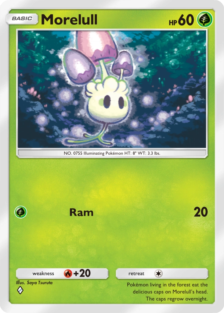 Morelull Mythical Island Pokémon TCG Pocket