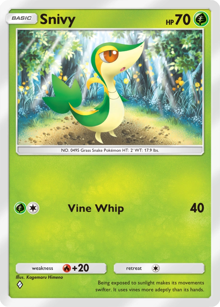 Snivy Mythical Island Pokémon TCG Pocket